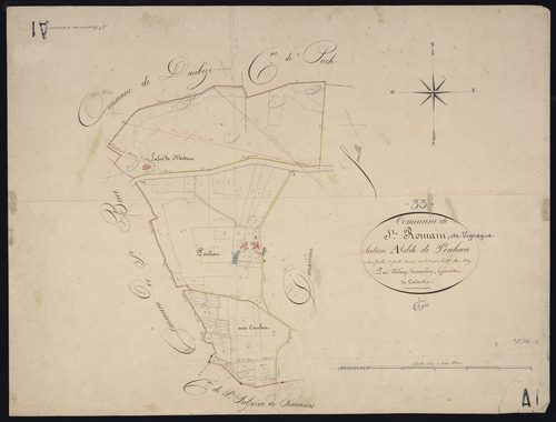 Sauveterre-de-Guyenne - -Section A feuille 1 : Pouleau