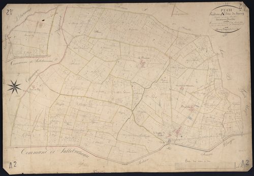 Sauveterre-de-Guyenne - -Section A feuille 2 : Le Bourg