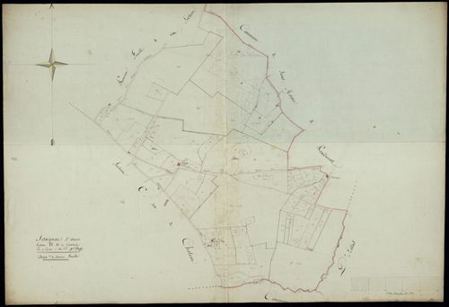 Savignac - -Section B feuille 2 : Cantelaude