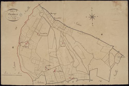 Savignac - -Section C feuille 1 : Le Château