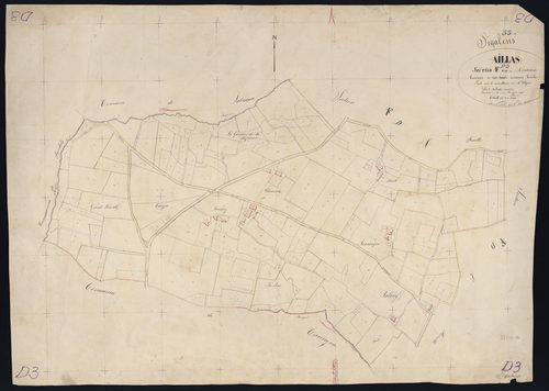 Sigalens - -Section D feuille 3 : Monclaris