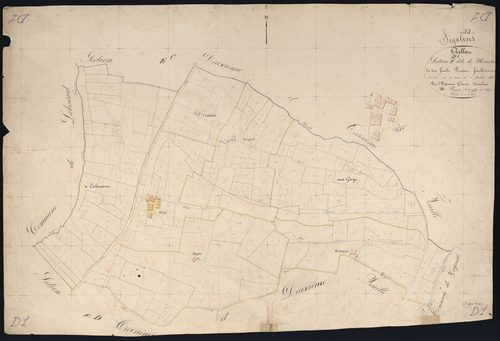 Sigalens - -Section D feuille 1 : Monclaris