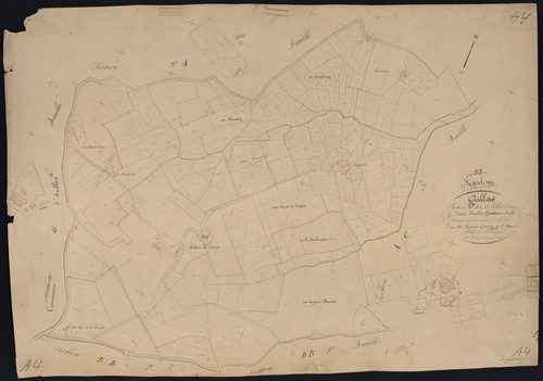 Sigalens - -Section A feuille 4 : Aillas-le-Vieux