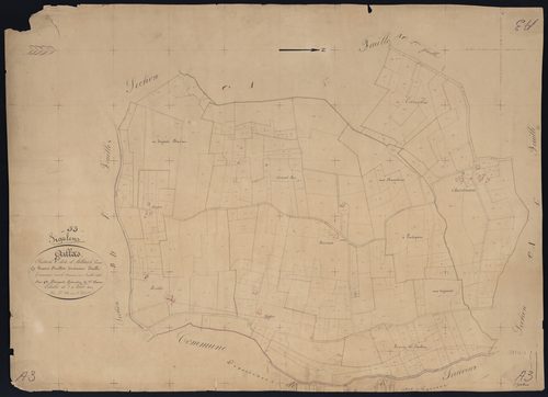 Sigalens - -Section A feuille 3 : Aillas-le-Vieux