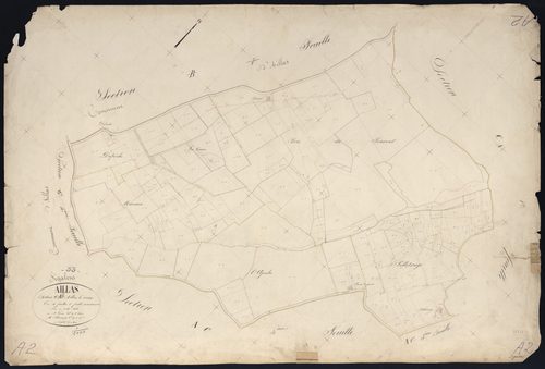 Sigalens - -Section A feuille 2 : Aillas-le-Vieux