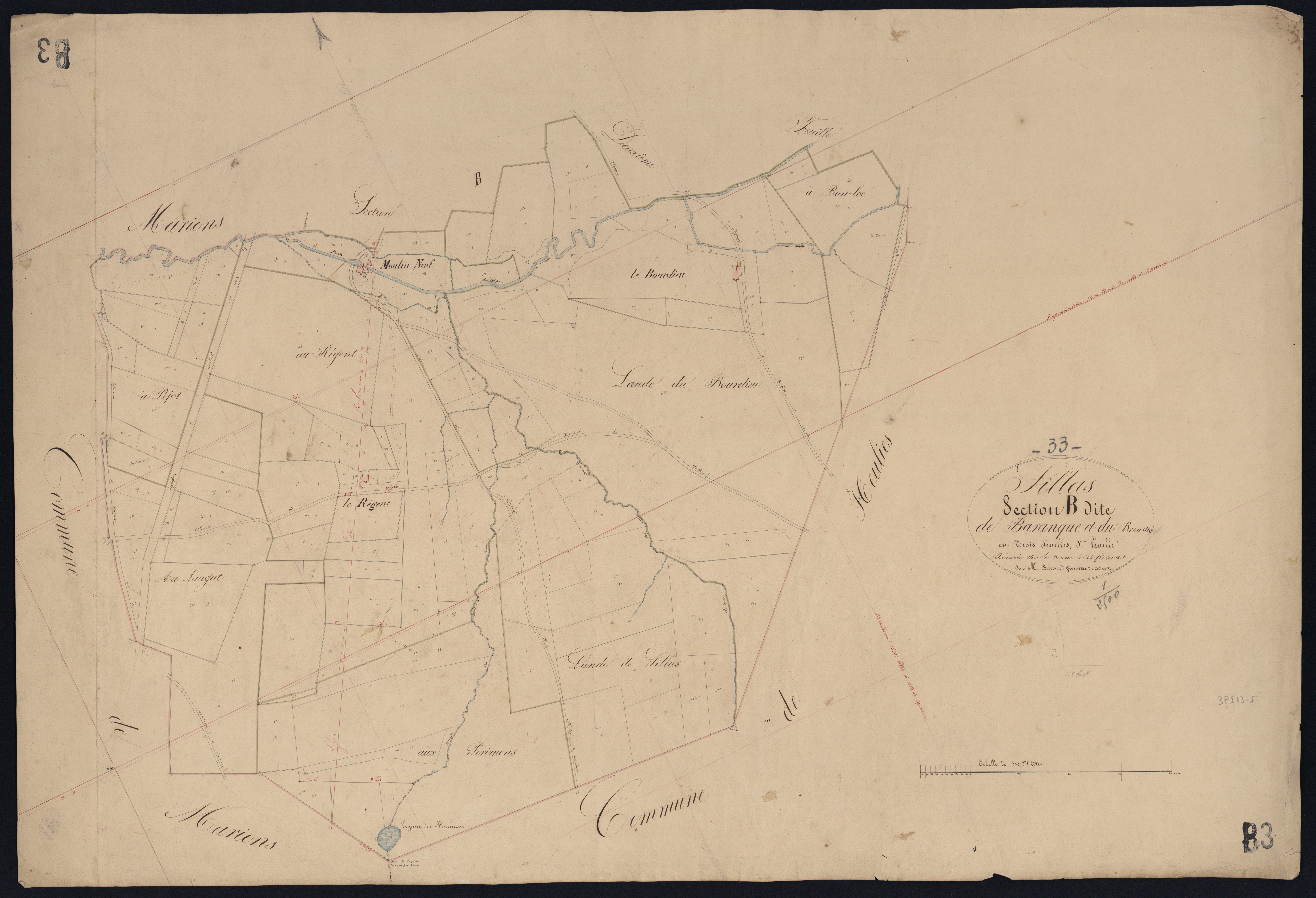 Sillas - -Section B feuille 3 : Baranque et Broustic