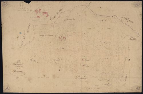 Soulignac - -Section A feuille 2 : Cousseau