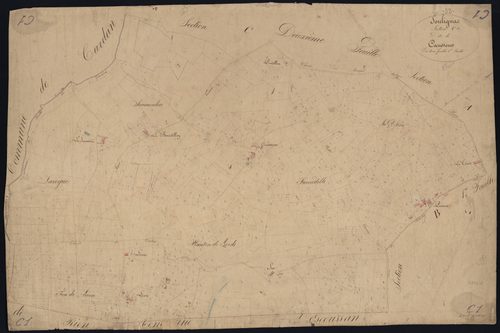 Soulignac - -Section C feuille 1 : Caussour