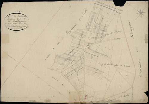 Soussans - -Section C feuille 3 : Virefougasse