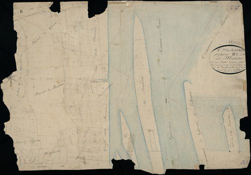 Soussans - -Section B feuille 3 : Marsac