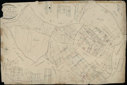 Soussans - -Section C feuille 1 : Virefougasse
