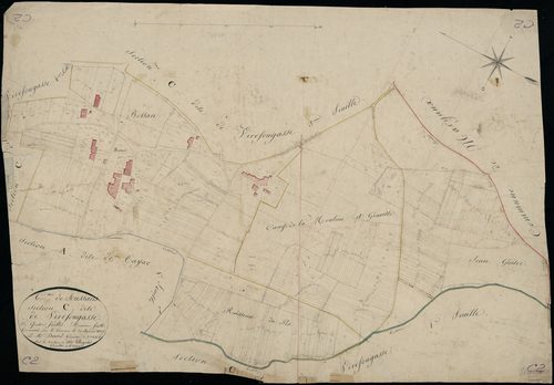 Soussans - -Section C feuille 2 : Virefougasse