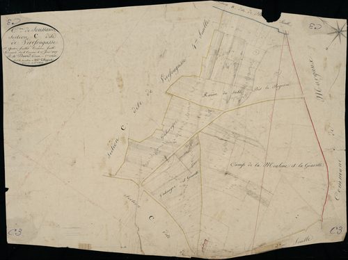 Soussans - -Section C feuille 3 : Virefougasse