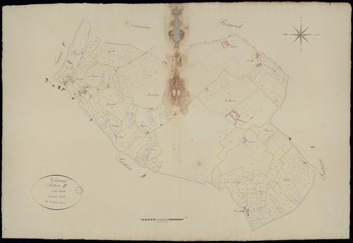 Tabanac - -Section B feuille 2 : [Le Bourg]