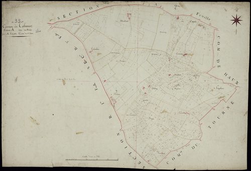 Tabanac - -Section A feuille 1 : Le Nord