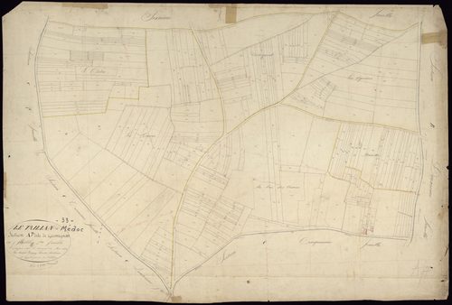 Le Taillan-Médoc - -Section A feuille 7 : Germignan