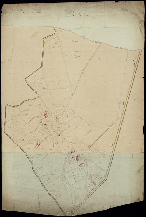 Le Taillan-Médoc - -Section B feuille 2 : Hontane