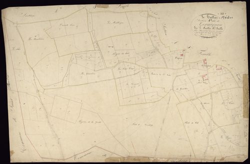 Le Taillan-Médoc - -Section A feuille 4 : Germignan