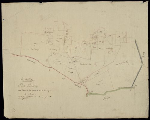 Le Taillan-Médoc - -Section A feuille 4 : Germignan