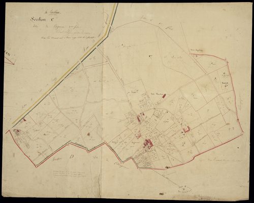 Le Taillan-Médoc - -Section C feuille 2 : Lagorce