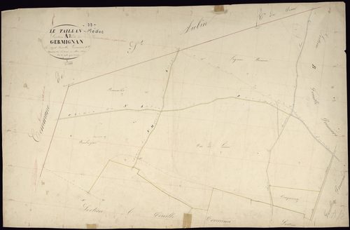 Le Taillan-Médoc - -Section A feuille 2 : Germignan