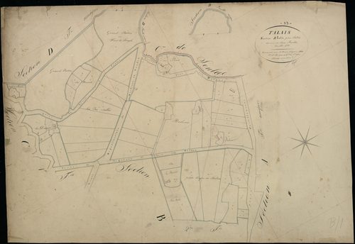 Talais - -Section B feuille 1 : Les Prés-Salés