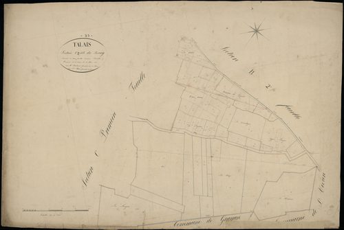 Talais - -Section C feuille 2 : Le Bourg