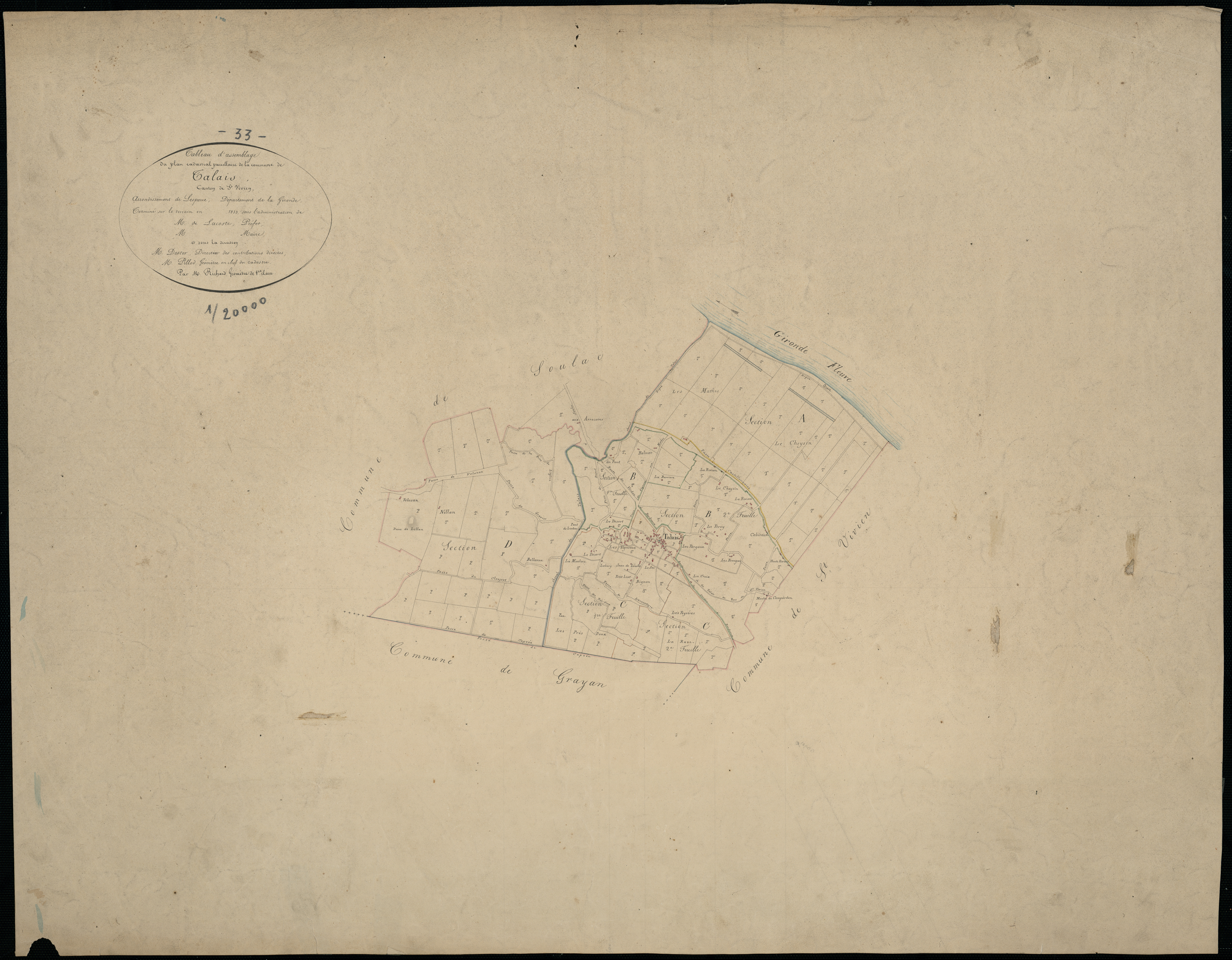 Talais - -Tableau d'assemblage