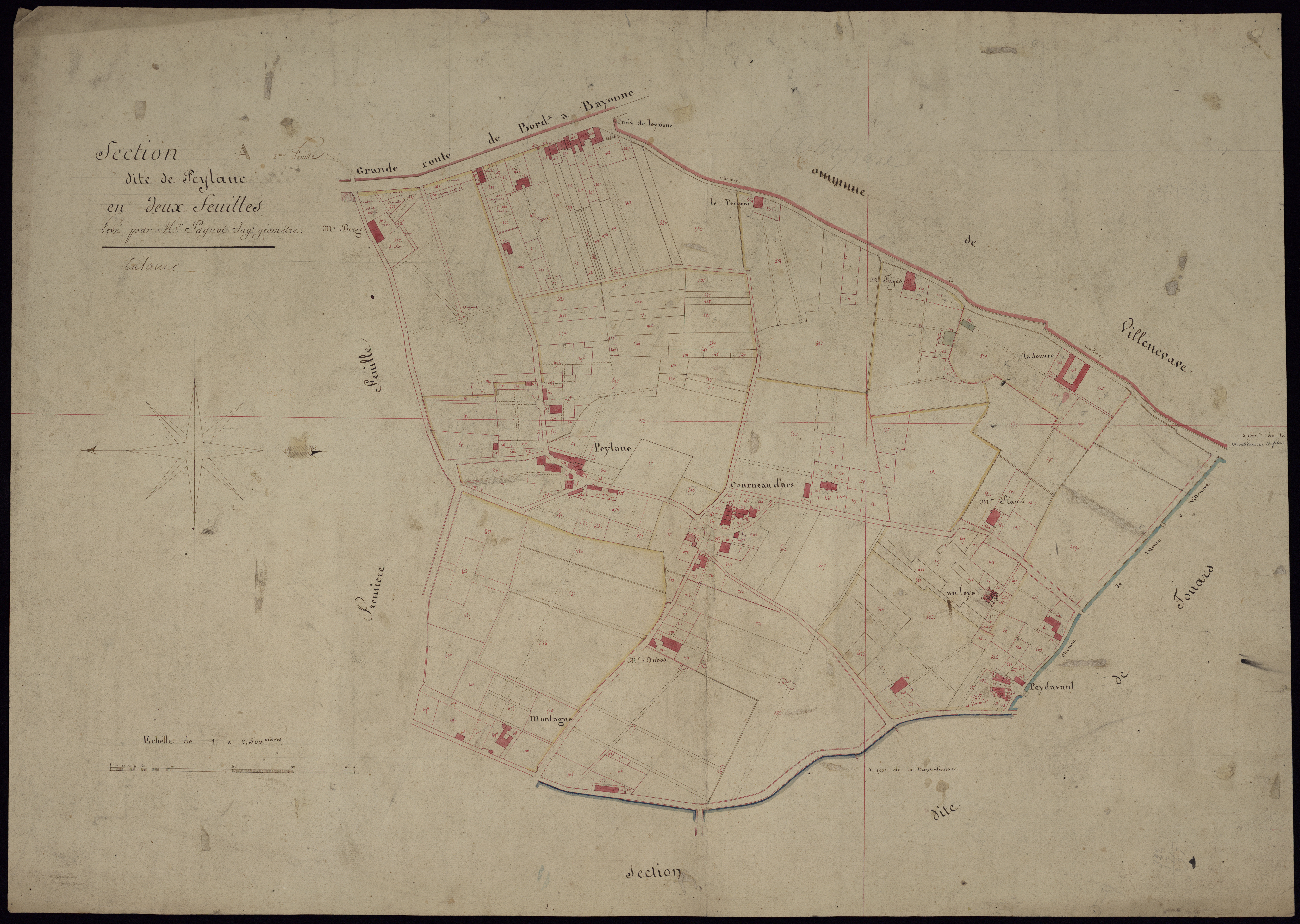Talence - -Section A feuille 2 : Peylane