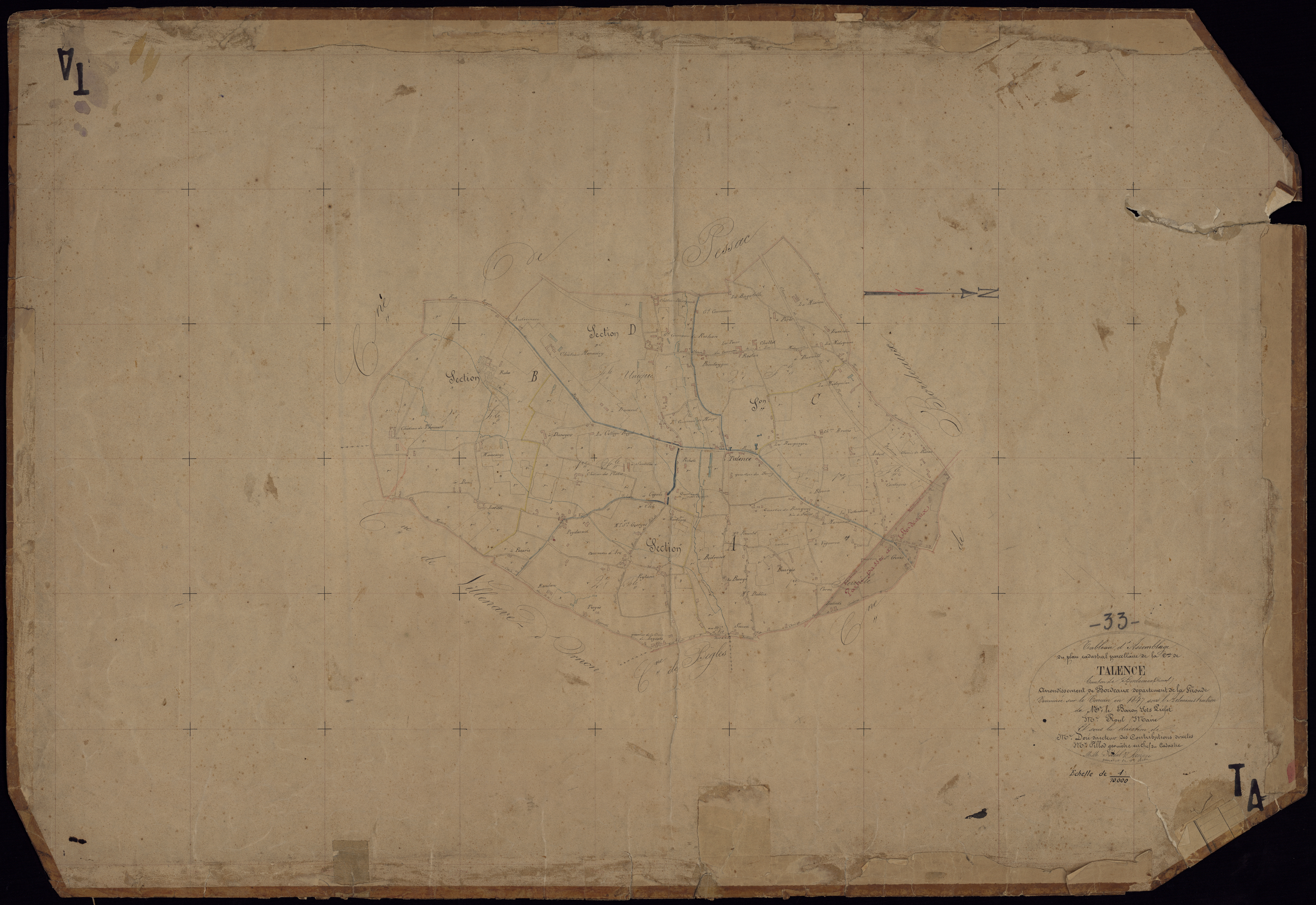 Talence - -Tableau d'assemblage