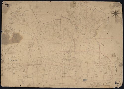 Targon - -Section D feuille 2 : Toutigeac