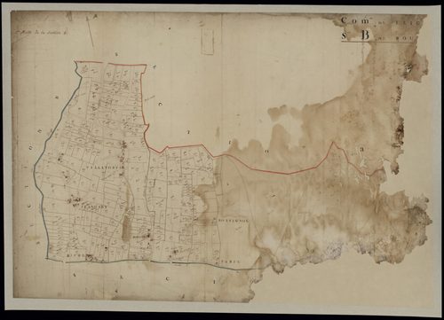 Le Teich - -Section B feuille 2 : Le Bourg