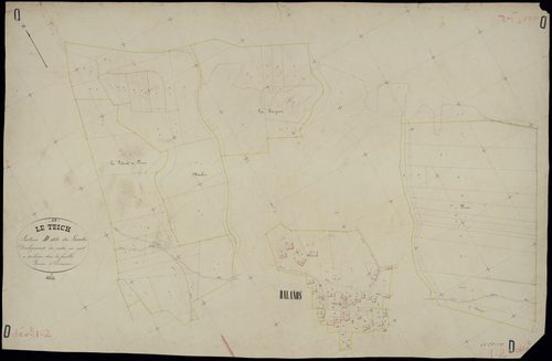 Le Teich - -Section D feuille 1 et 2 : Les Landes