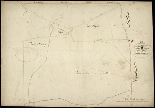 Le Temple - -Section B feuille 5 : Sautuges