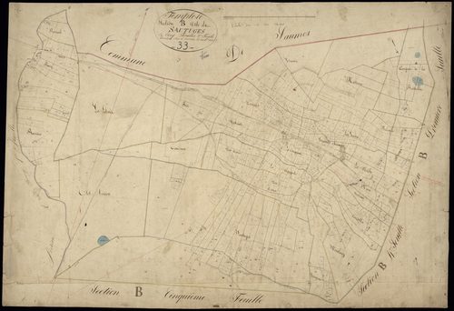 Le Temple - -Section B feuille 2 : Sautuges