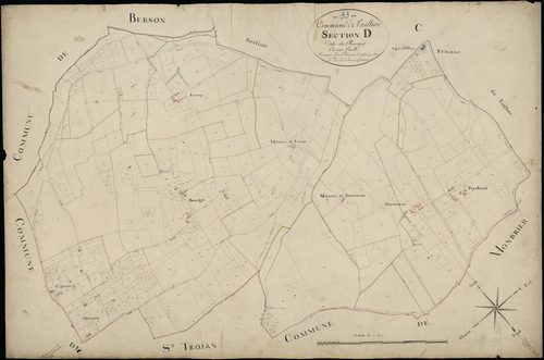 Teuillac - -Section D feuille unique : Le Bourgès
