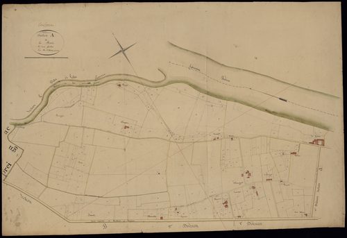 Toulenne - -Section A feuille 1 : La Rivière