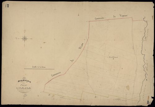 Uzeste - -Section A feuille 1 : Fazat