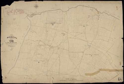 Uzeste - -Section C feuille 4 : Labardin