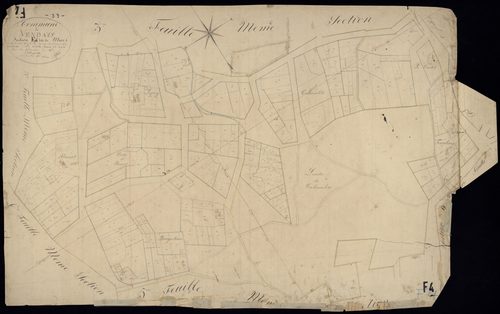 Vendays-Montalivet - -Section F feuille 4 : Le Mars