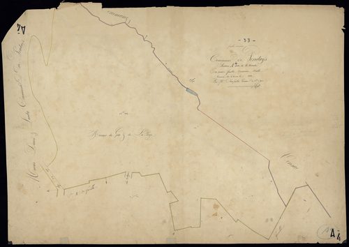 Vendays-Montalivet - -Section A feuille 4/1 : La Naude