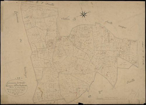 Vensac - -Section D feuille 1 : Les Tuileries