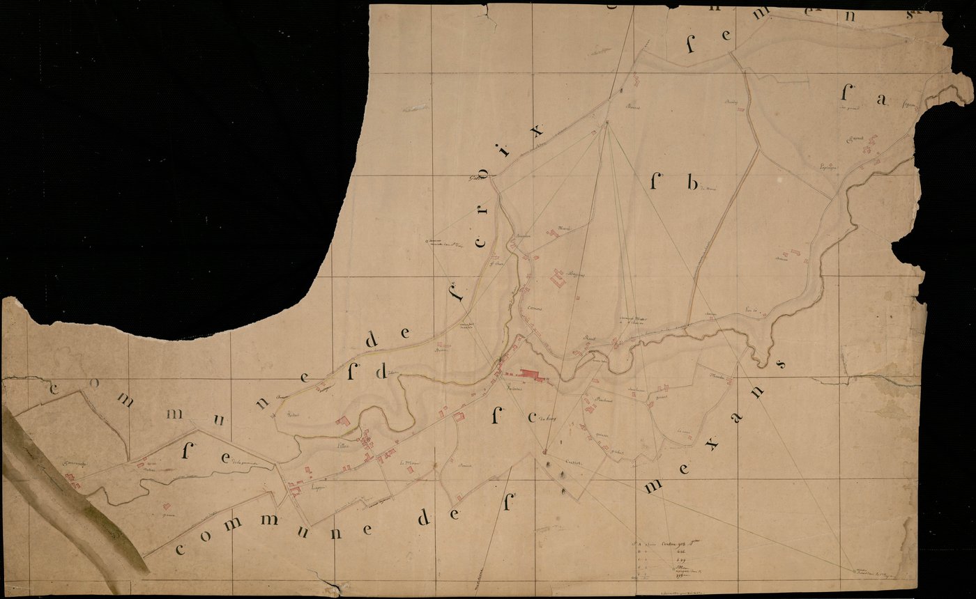 Verdelais - -Tableau d'assemblage