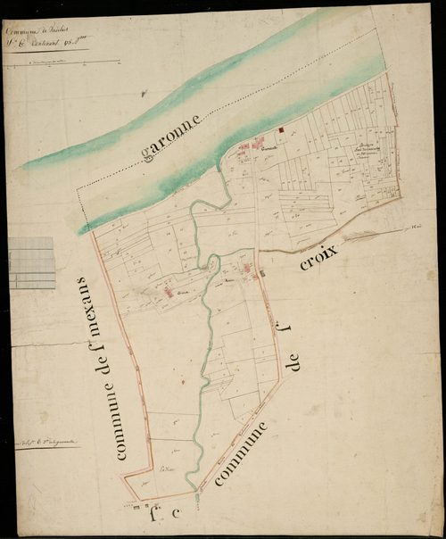 Verdelais - -Section E feuille unique :