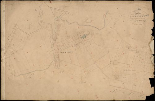 Verdelais - -Section C feuille 2 : Le Bourg