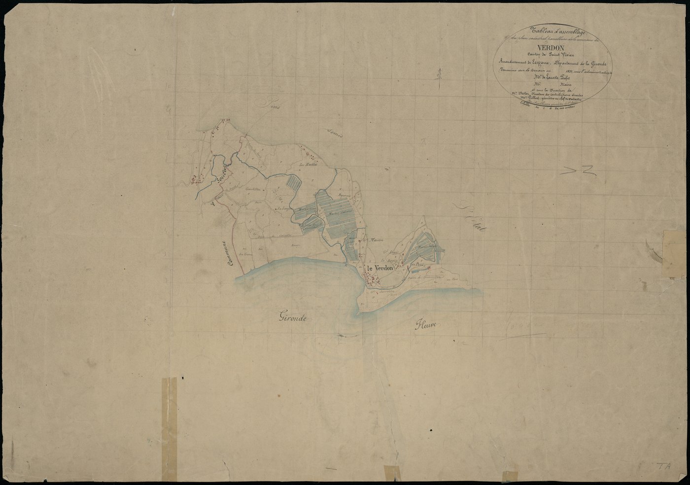 Le Verdon-sur-Mer - -Tableau d'assemblage