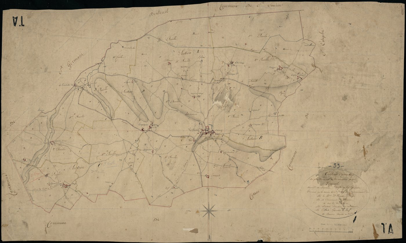 Vertheuil - -Tableau d'assemblage