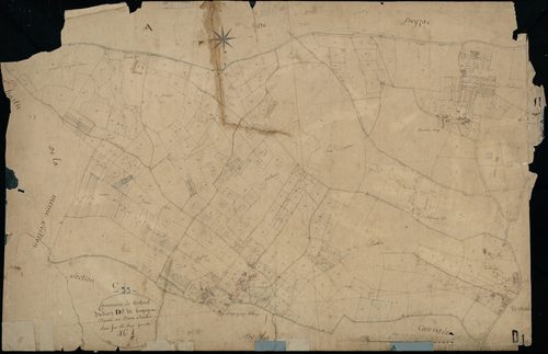 Vertheuil - -Section D feuille 1 : Lugagnac