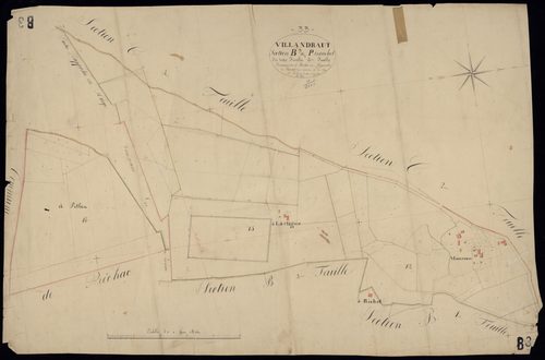 Villandraut - -Section B feuille 3 : Pinouchet