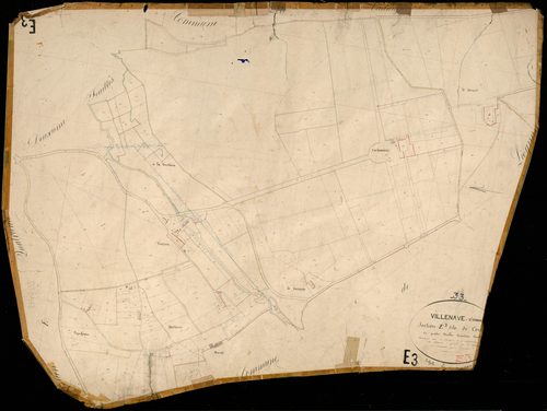 Villenave-d'Ornon - -Section E feuille 3 : Couhins